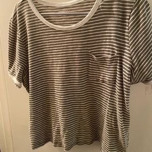 Stripe crop top